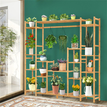 Bamboo Plant Stand 