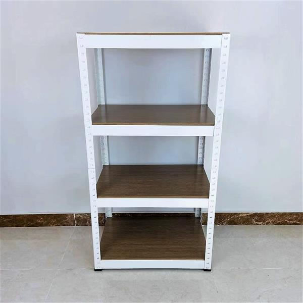 Storage Shelves -  4 Tier Adjustable Garage Storage Shelving, Heavy Duty Metal Storage Utility Rack Shelf Unit for Warehouse Pantry Closet Kitchen, 23.6" x 15.7" x 47.2", White