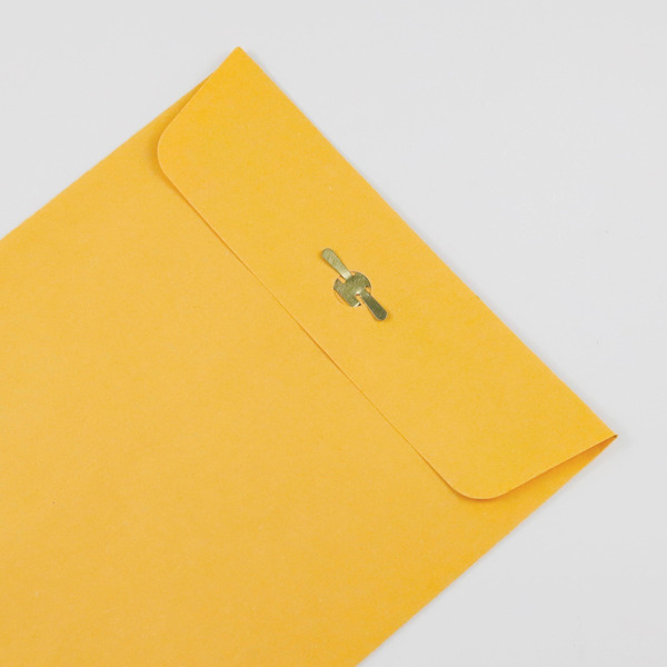 Envelope, 100 pieces per box, 6 "x 9", yellow kraft paper, yellow envelope, document envelope, kraft paper envelope, sealed envelope,(No shipments on weekends, banned from Amazon)