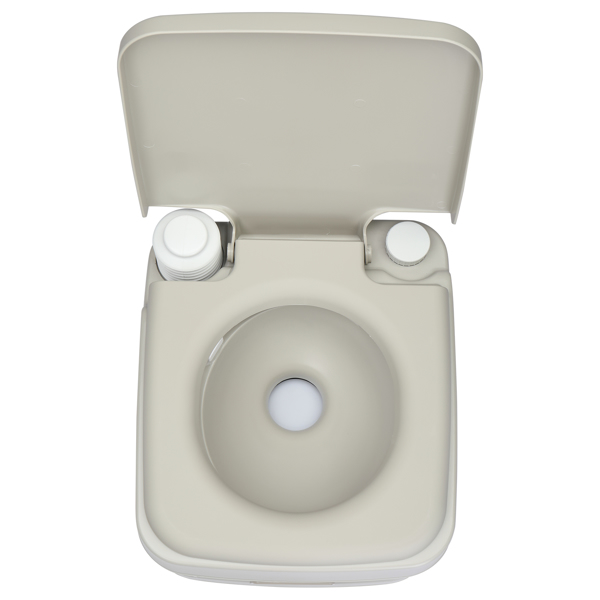 10L Portable Removable Flush Toilet with Double Outlet