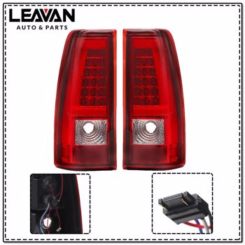 For 2003-2006 Chevy Silverado 1500 2500 3500 LED Tail Lights Brake Lamps Pair