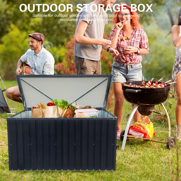 Metal Storage Box Store Large Out Door Use