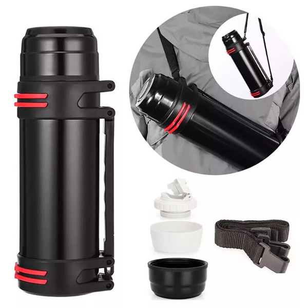 2L arge Thermos Flask Capacity Travel coffee water Insulated Stainless Steel