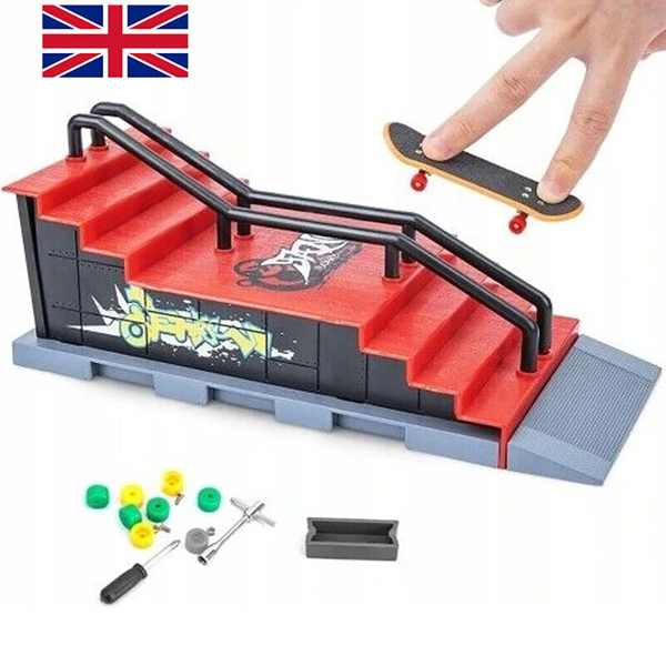 Skate Park Ramp Kit Tech Deck Mini Fingerboard Finger Board Ultimate Park Toys~