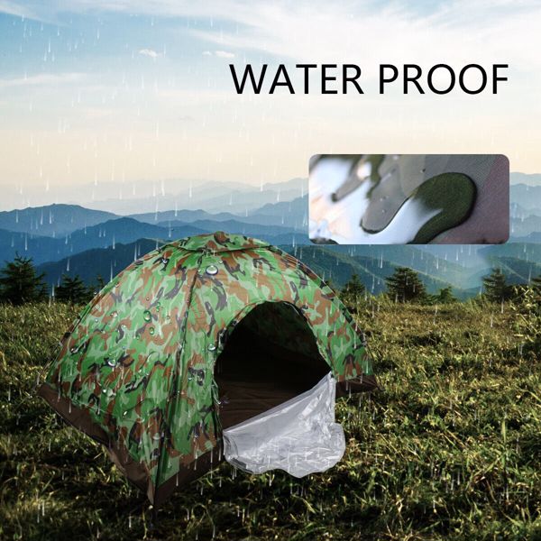 Pop Up Hiking Tent 1-2 Man Person Family Camping Outdoor Festival Shelter