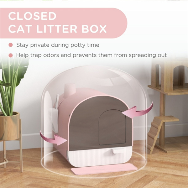 Fully Enclosed Cat Litter Box/Cat Litter Box 