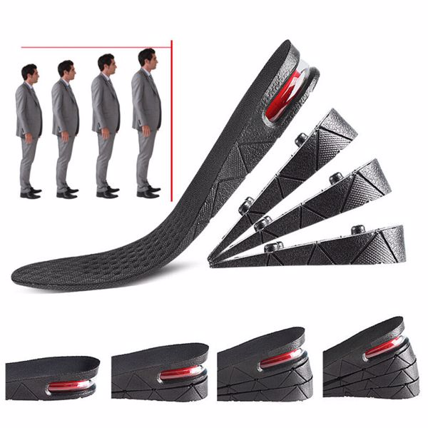 9cm Unisex Shoe Insert Taller Lift Height Up Increase Heel Height Insoles 4layer