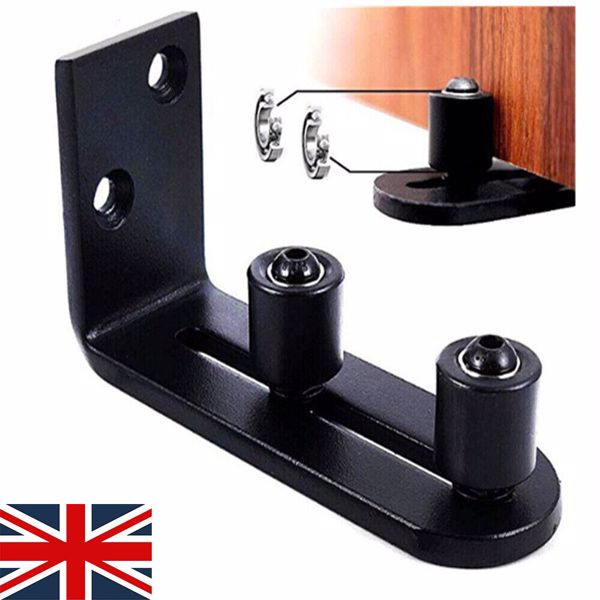 Sliding Rail Barn Door Hardware Steel Roller Closet Track System Home Kit UK