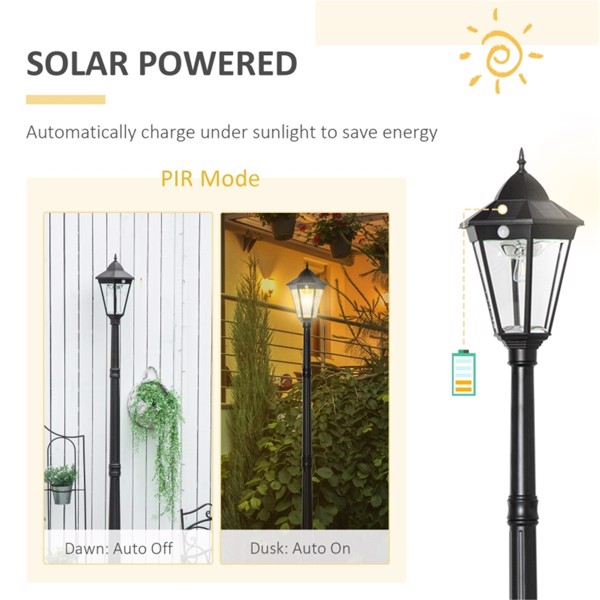  Outdoor Lamp /Street Light /Solar Powered Lamp  -AS ( Amazon Shipping)（Prohibited by WalMart）