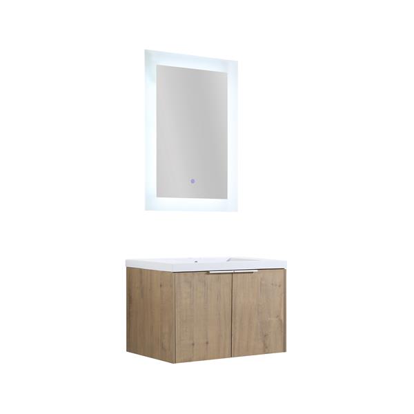 Soft Close Doors Bathroom Vanity With Sink,30 Inch For Small Bathroom,30x18-00630 IMO(-Packing)