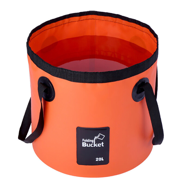 20L Folding Water Bucket Collapsible Wash Basin Camping Outdoor Storage Bucket