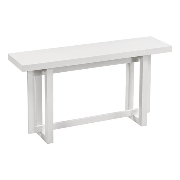 Contemporary Console Table with Wood Top, Extra Long Entryway Table for Entryway, Hallway, Living Room, Foyer, Corridor