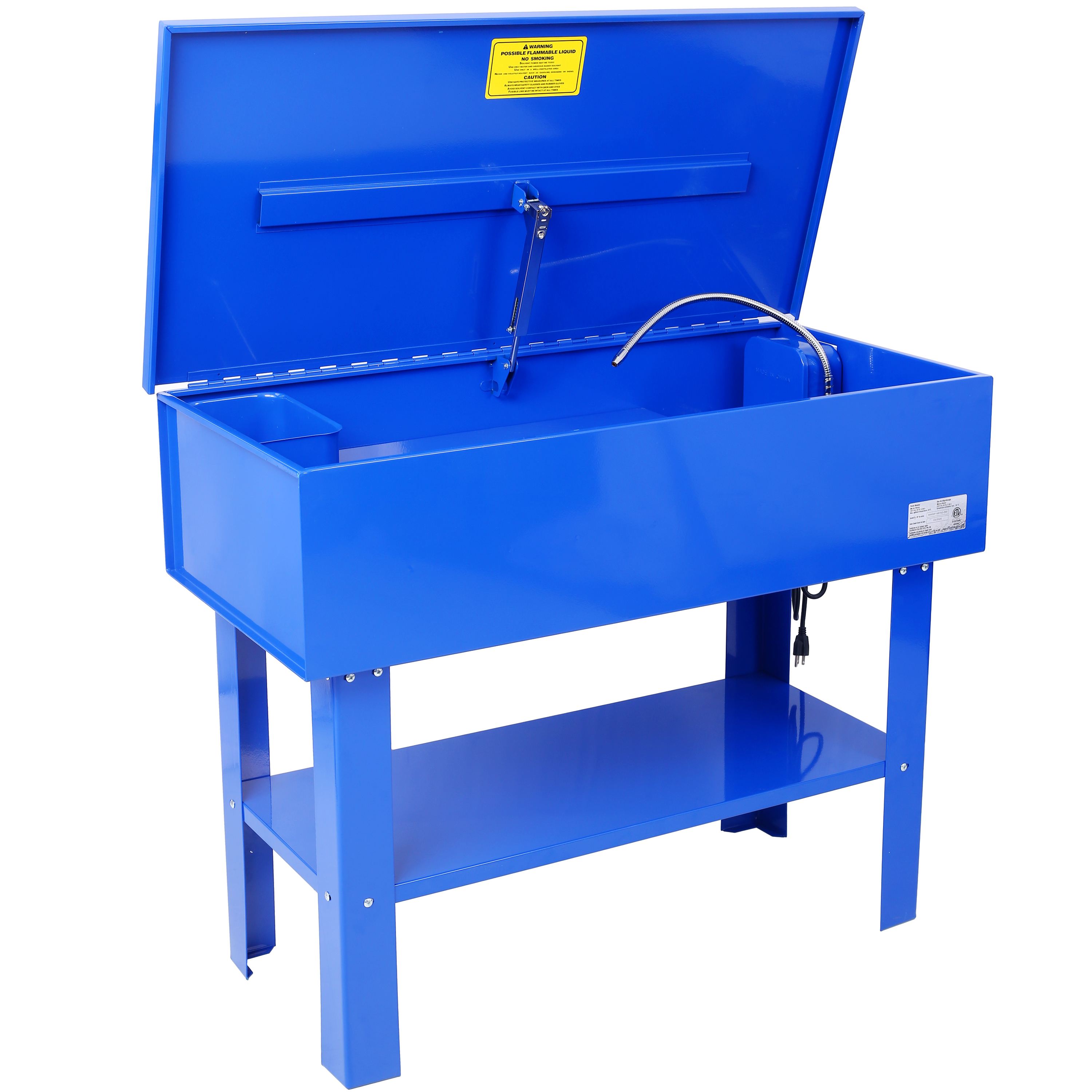 40 Gallon Parts Washer 24 Gallon Solvent Capacity 5 Gallon Per Minute Max Pump Output Heavy Duty Steel Powder Coated view 2