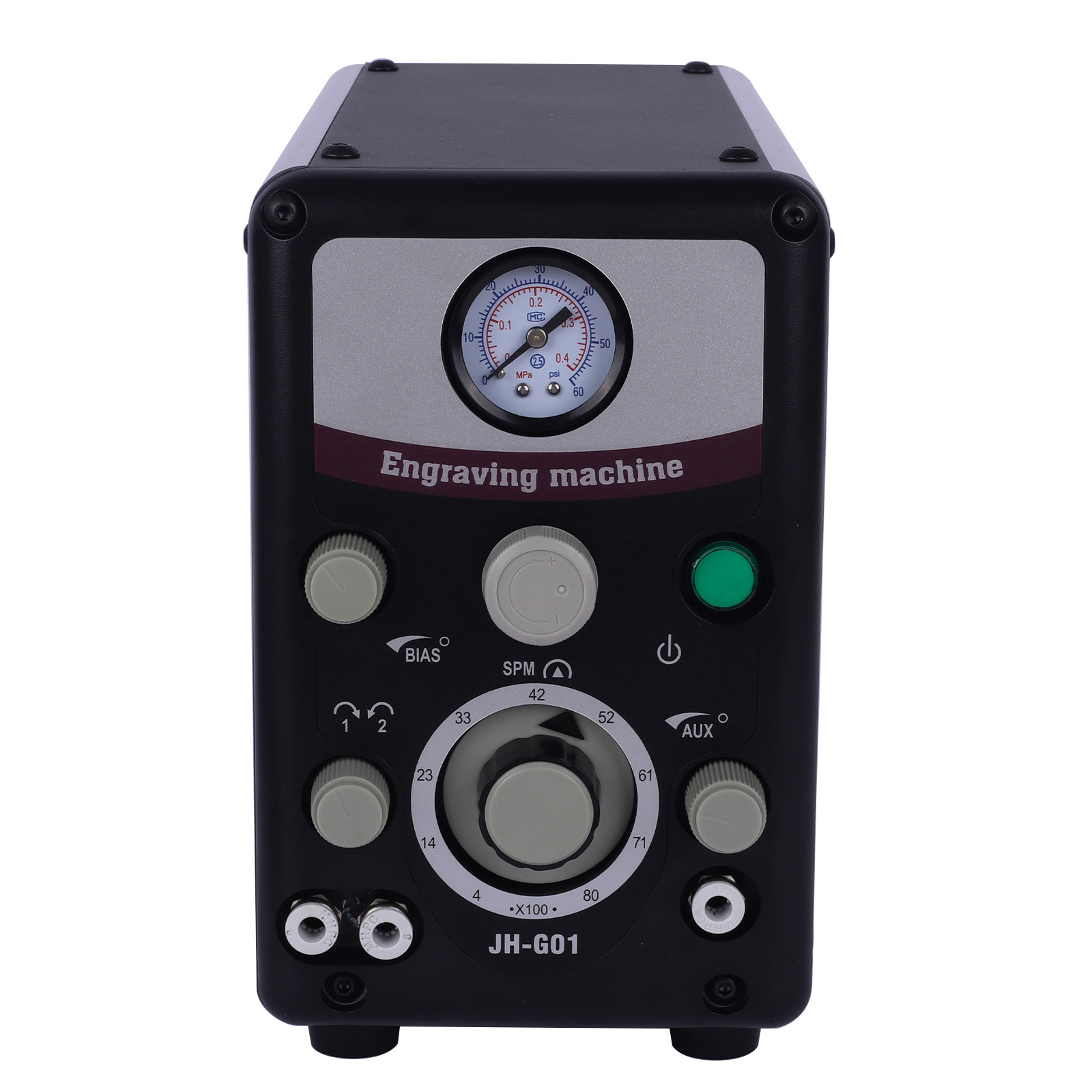 Pneumatic Jewelry Engraver Dual-Head 400-8000 RPM Engraving Machine view 4
