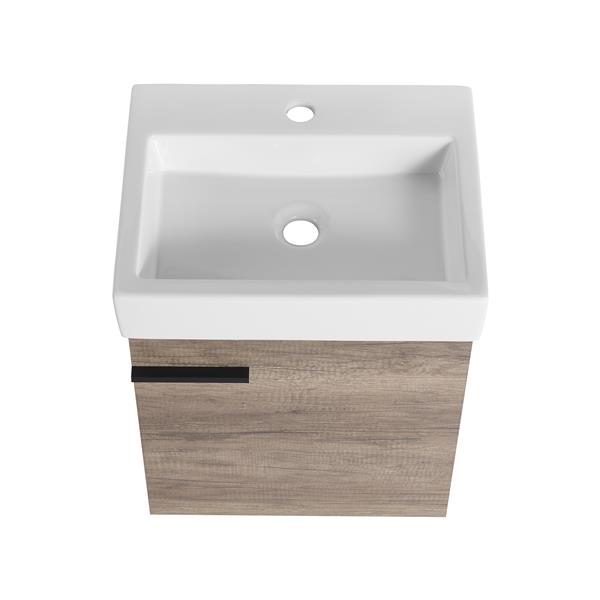 18 inch Bathroom Vanity With Top, Small Bathroom Vanity And Sink