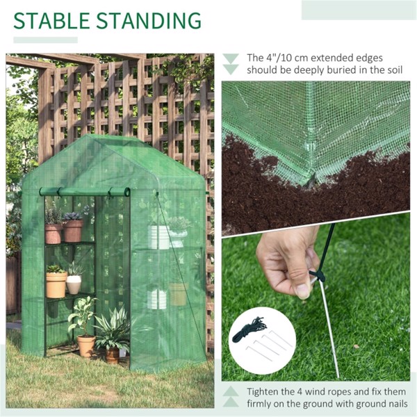 Mini Walk-in Greenhouse ( Amazon Shipping)（Prohibited by WalMart）