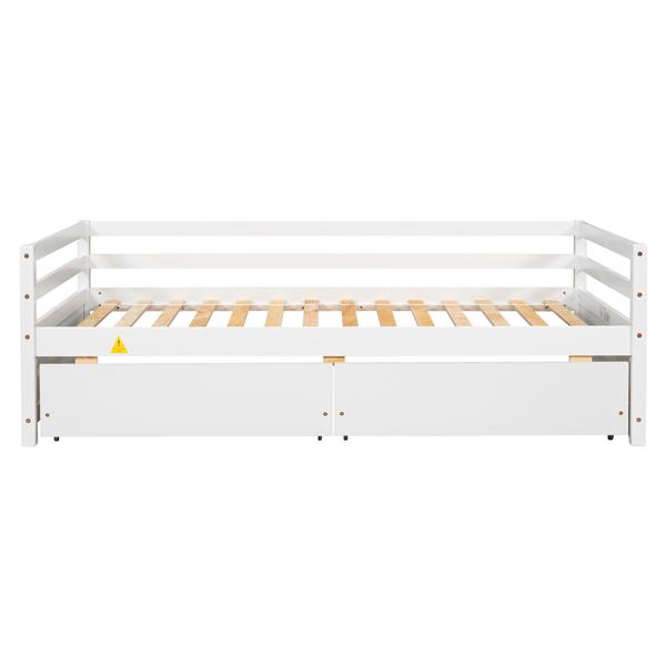 Daybed with two Storage Drawers ,White