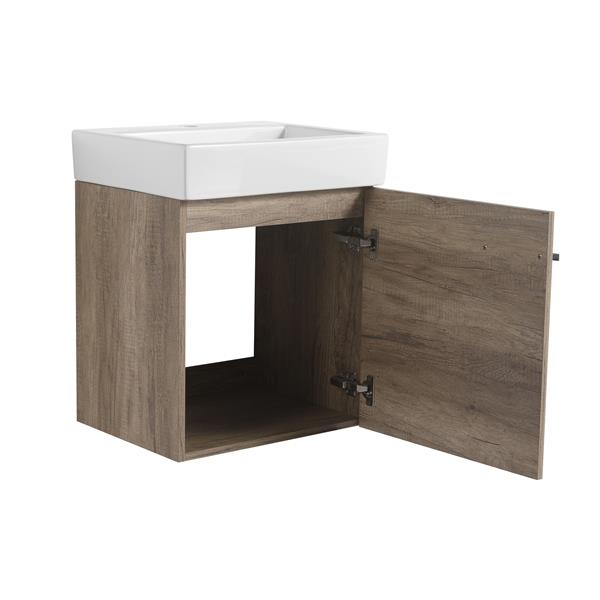 18 inch Bathroom Vanity With Top, Small Bathroom Vanity And Sink