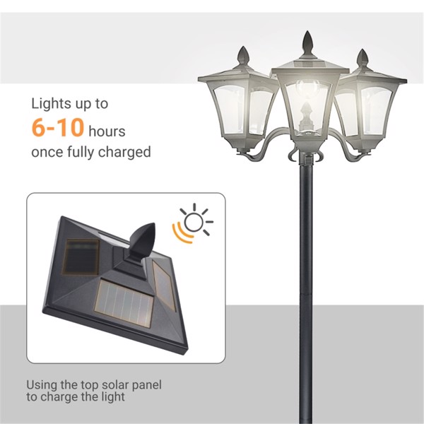  Outdoor Lamp /Street Light /Solar Powered Lamp  -AS ( Amazon Shipping)（Prohibited by WalMart）