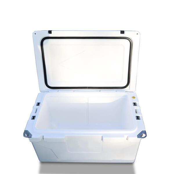 White outdoor Camping Picnic Fishing portable cooler 65QT Portable Insulated Cooler Box