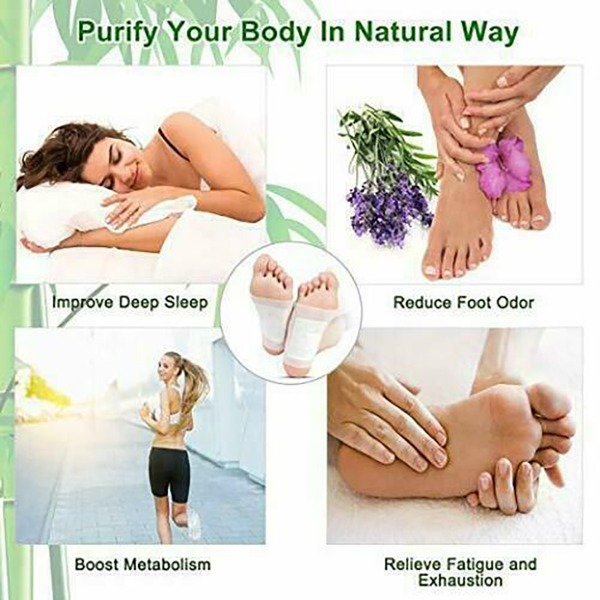 20pcsDetox Foot Patches Pads Body Toxins Feet Slimming Deep Cleansing Herbal