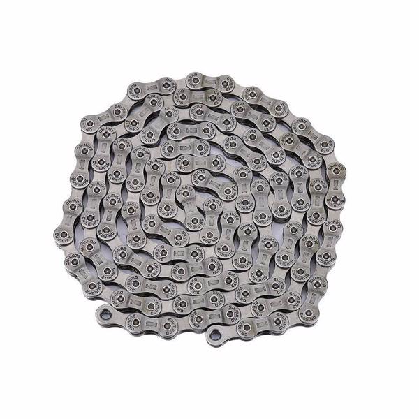 9 Speed 116 Links HG-73 Mountain Bicycle Road Bike Chain for Deore LX 105 Silver