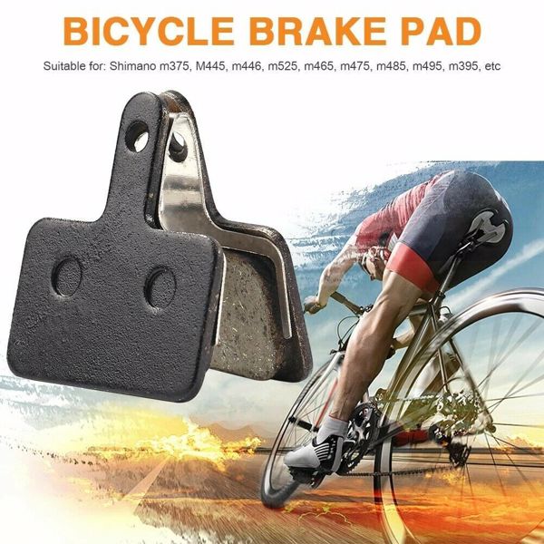 4 Pair Semi Metal Resin Disc Brake Pads for Shimano B01S MT200 M395 M446 M525