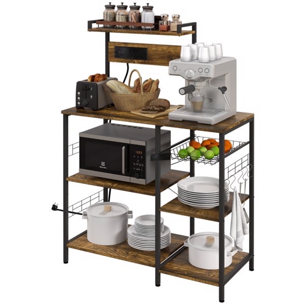 Kitchen Sideboard/ Storage cabinet/Coffee Bar Cabinet ( Amazon Shipping)（Prohibited by WalMart）