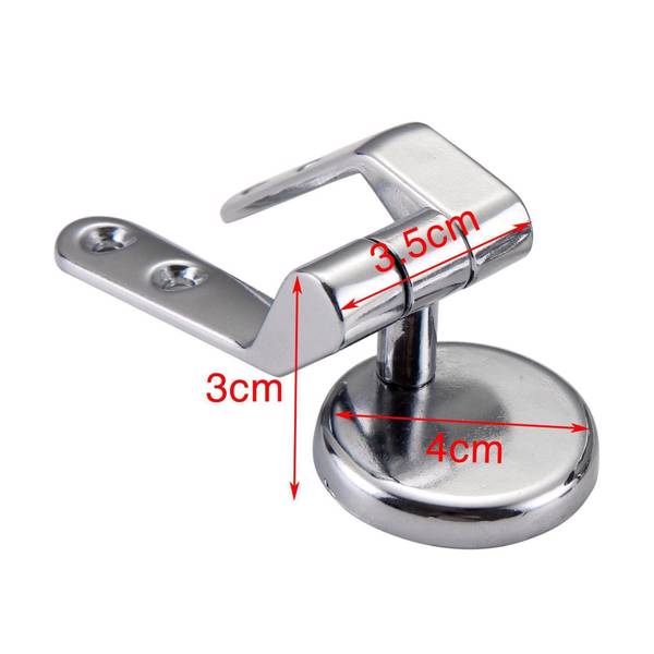 Pair of Chrome Toilet Seat Hinges Replacement Set Fittings Universal Mountings