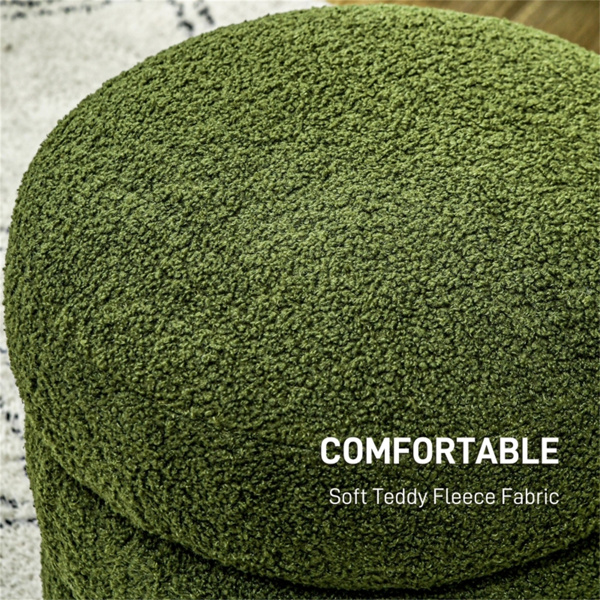 Round Ottoman, Upholstered Foot Stool