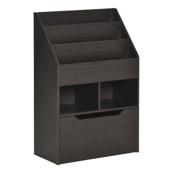 Kids Shelf Book/Storage Cabinet-Brown