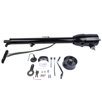 30\\'\\' Automatic Tilt Steering Column with Key + 9 Holes Steering Wheels Adapter