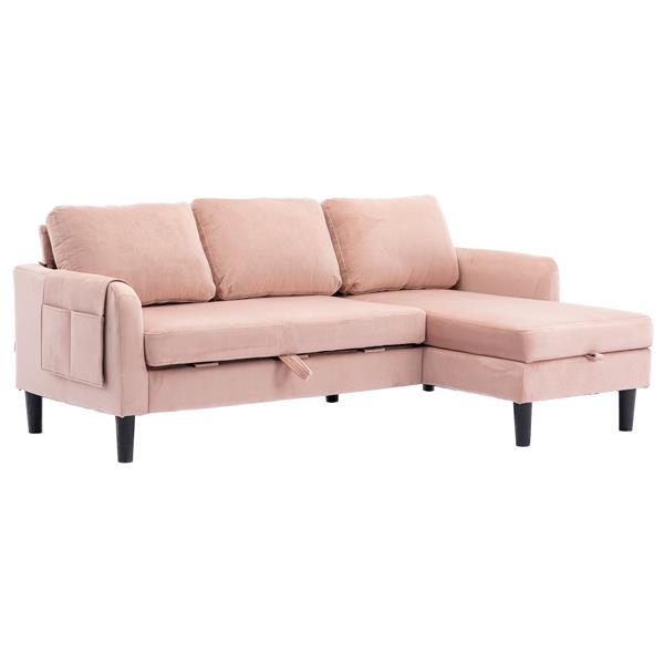 Sectional Sofa Reversible Sectional Sleeper Sectional Sofa with Storage Chaise