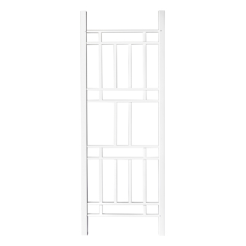 Garden Trellis 28\\"W x 75\\"H for Climbing Plants, Vinyl Trellis Indoor Outdoor Plant Support for Vines, Flowers, Vegetables, White