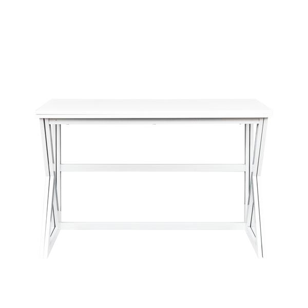 Winsome Wood Drop Leaf High Table, white