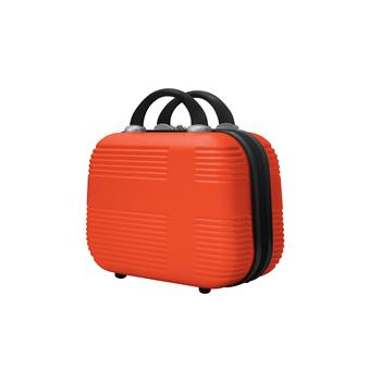 Luggage 4 Piece Set with Spinner Wheels, Hardshell Lightweight Suitcase with TSA Lock,Checked Luggage,Orange(12/20/24/28in)