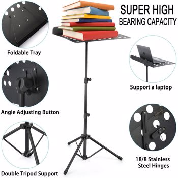 Heavy Duty Orchestral Music Stand Folding Adjustable Sheet Stand Tripod Base UK