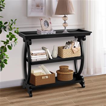 Console Table For Living Room,Kitchen,Entyway(Black)