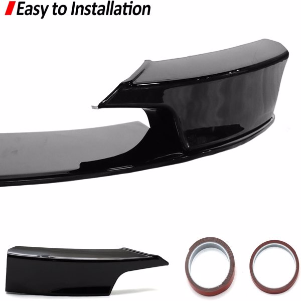 Front Bumper Lip Fit for 2012-2018 BMW F30 3 Series M, Lower Sport Air Spoiler Lip Chin Body Kit