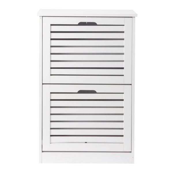 2-door louvered shoe cabinet