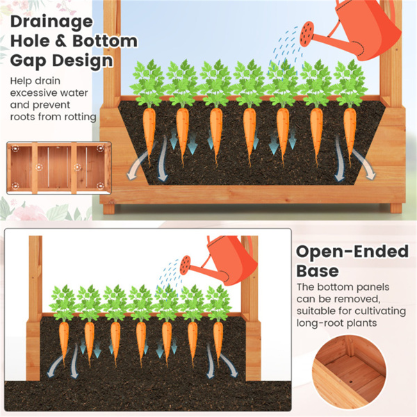 72"H elevated garden bed