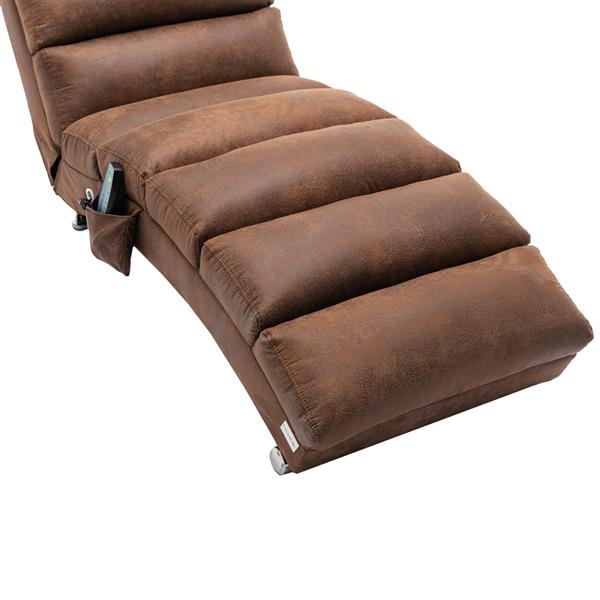 Linen Chaise Lounge Indoor Chair, Modern Long Lounger for Office or Living Room