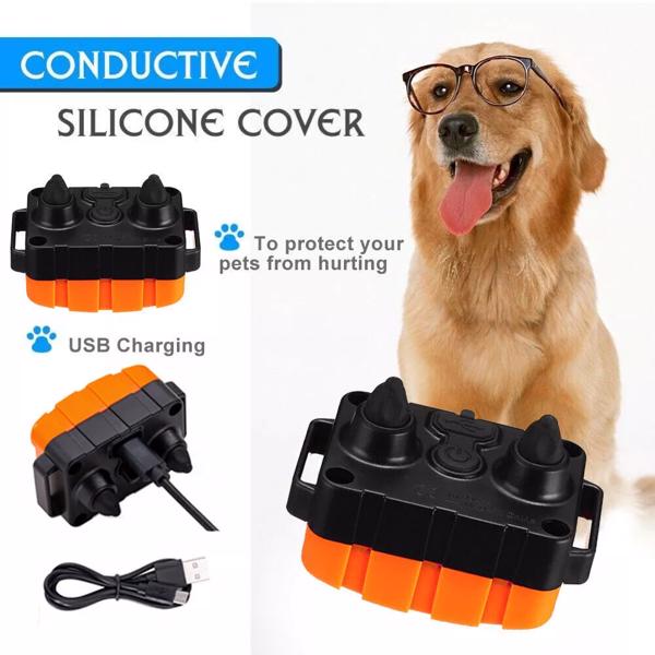 2700 FT Remote Dog Shock Training Collar Rechargeable Waterproof LCD Pet Trainer