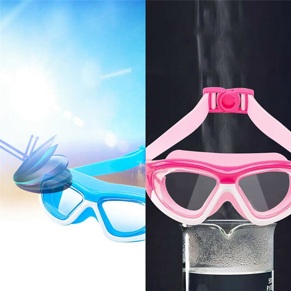 Children's anti-fog swimming goggles blue swimming pool goggles suitable for teenagers and children swimmers hot sale