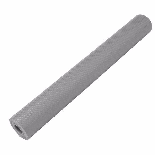 Bulk Roll - 45Cm x 500Cm Non-Slip Grey Waterproof Drawer Shelf Liner Mat UK