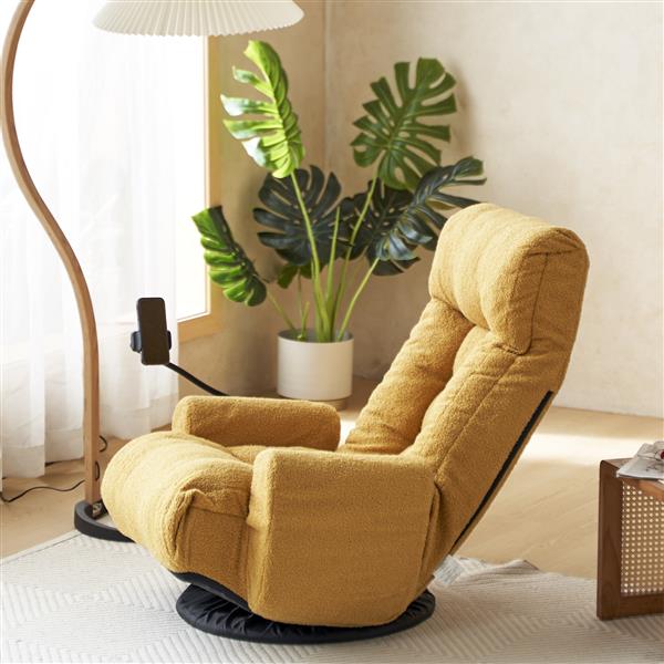 Adjustable head and waist, game chair, lounge chair in the living room, 360 degree rotatable sofa chair,Rotatable seat Leisure Chair deck chair