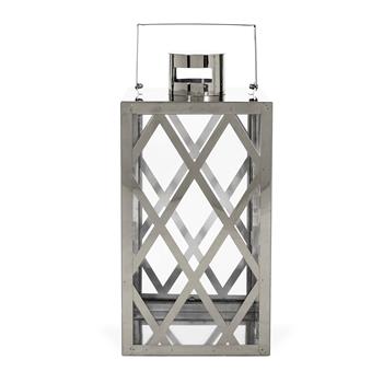 14\\"H STAINLESS STEEL LANTERN