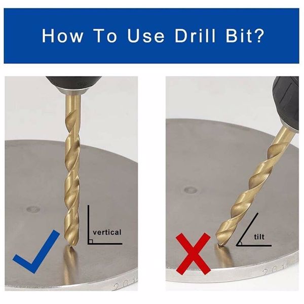 105 Cobalt Drill Bits Set for Stainless Steel Metal HSS-Co Cobalt Bit Titanium