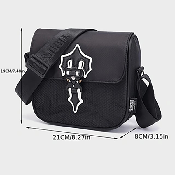 Trapstar Irongate T Cross Body Bag Black Reflective Shoulder Bag crossbody bag