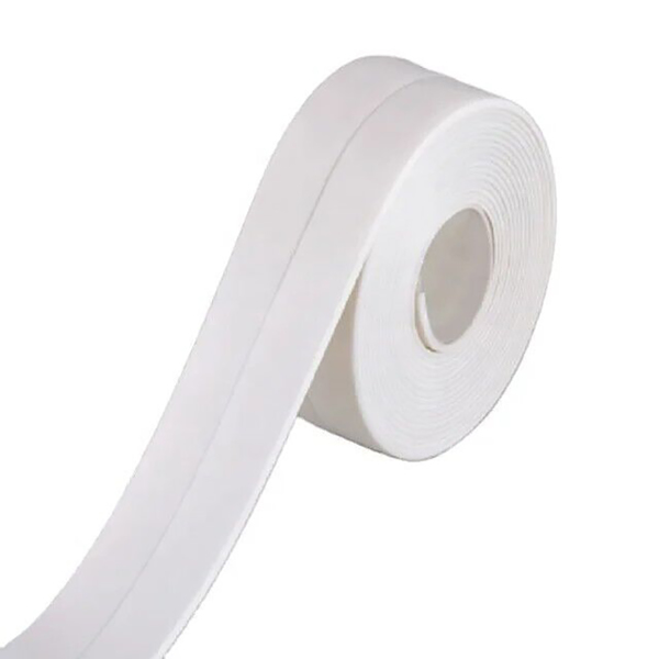 3PCS Bath Kitchen Caulk Tape Sealant Strip PVC Self Adhesive Toilet Wall Sealing Tape